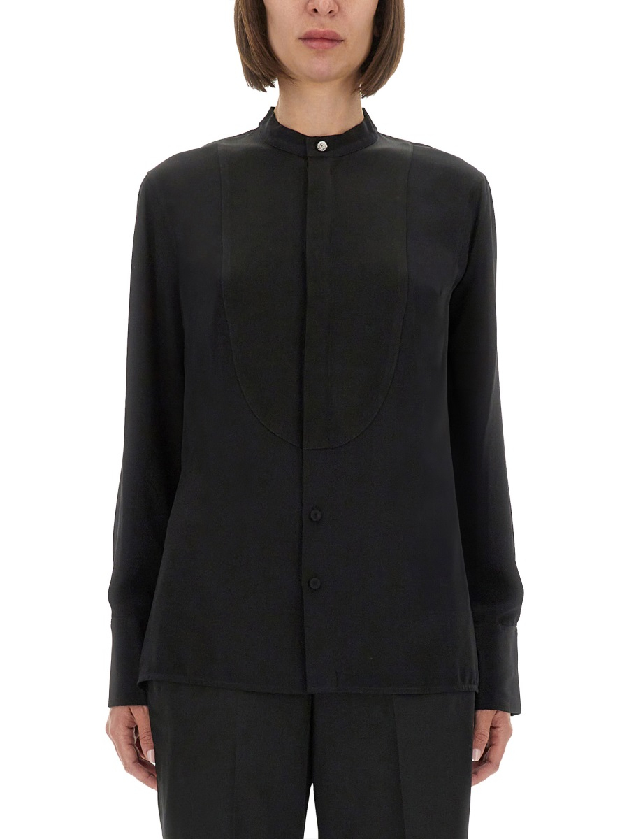 [VICTORIA BECKHAM] Shirts Long Sleeve FW25 1325WSH006457A_BLACK