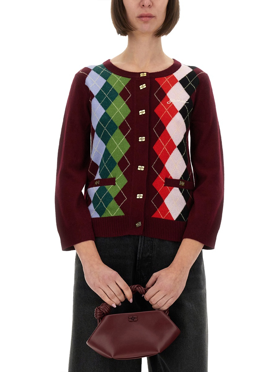 [GANNI] Cardigan FW25 K2532_730