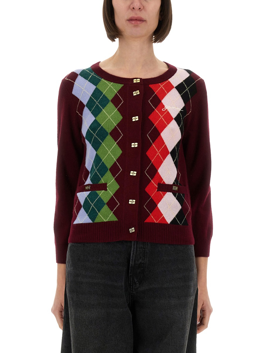 [GANNI] Cardigan FW25 K2532_730