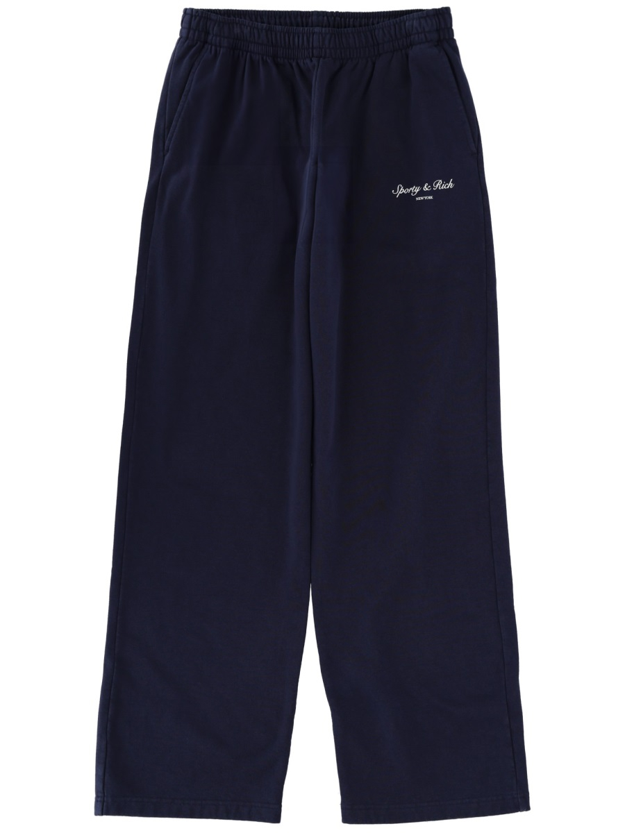 [SPORTY&RICH] Trousers FW25 PA05566328BL106_DARKNAVY