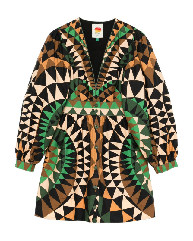 [Farm Rio] Long sleeve dress SS26 351132