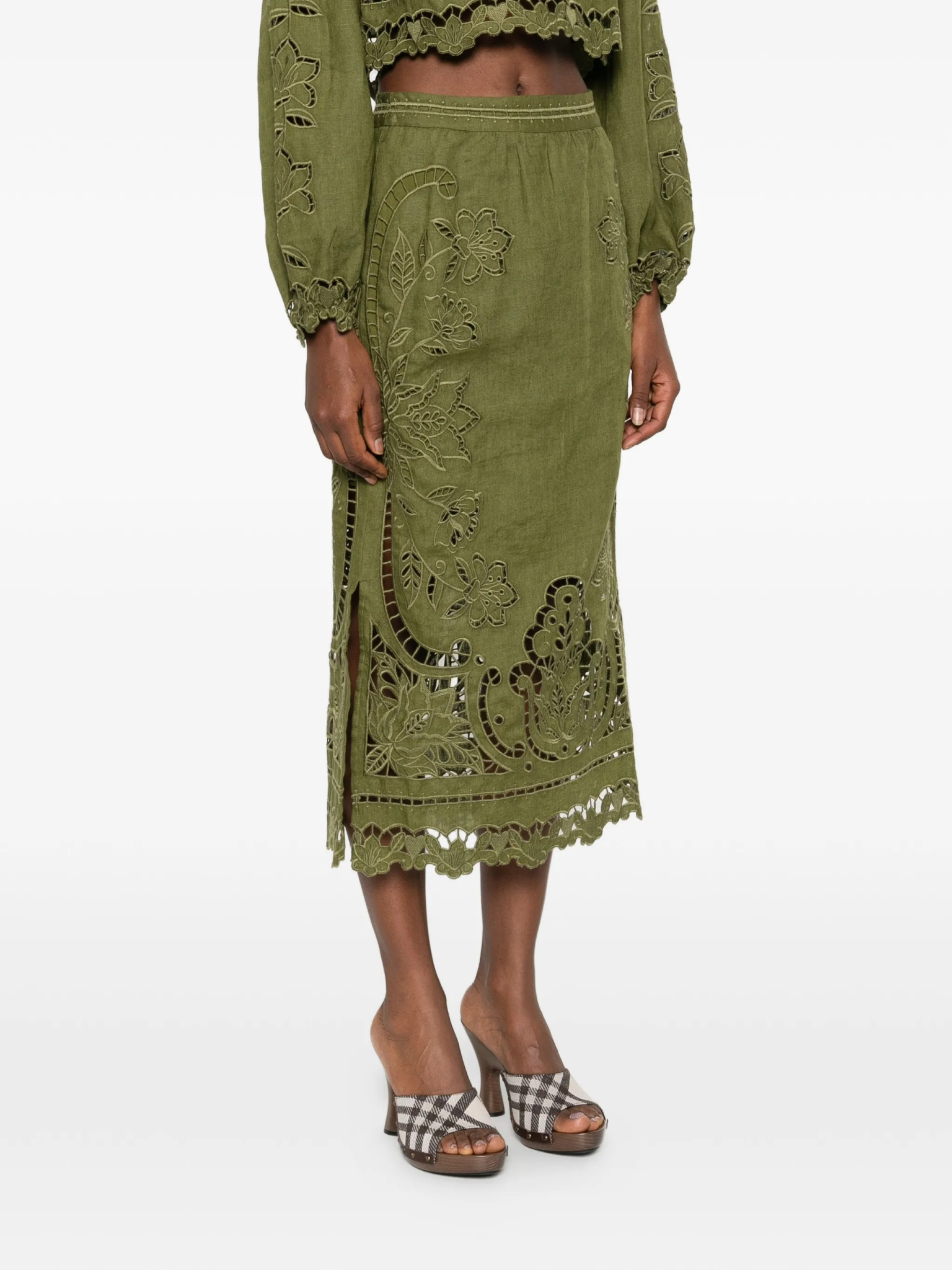 [Farm Rio] Long skirt SS26 344609