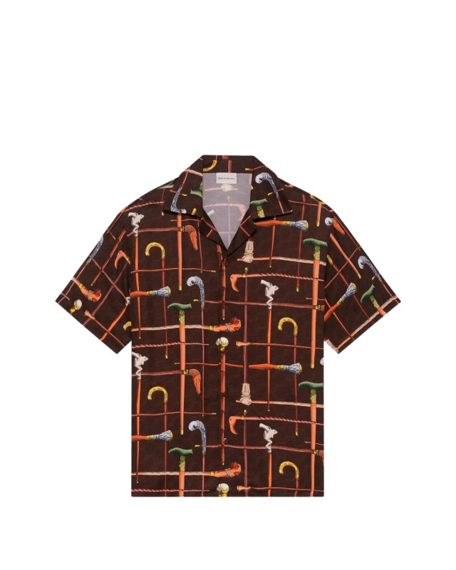 [DROLE DE MONSIEUR] Shirts Short Sleeve SS26 KSH230VI033BN