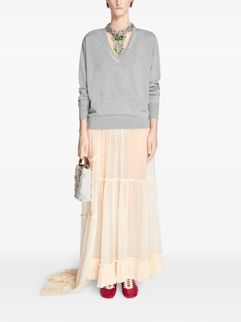 [DRIES VAN NOTEN] Long skirt SS26 2610108423040