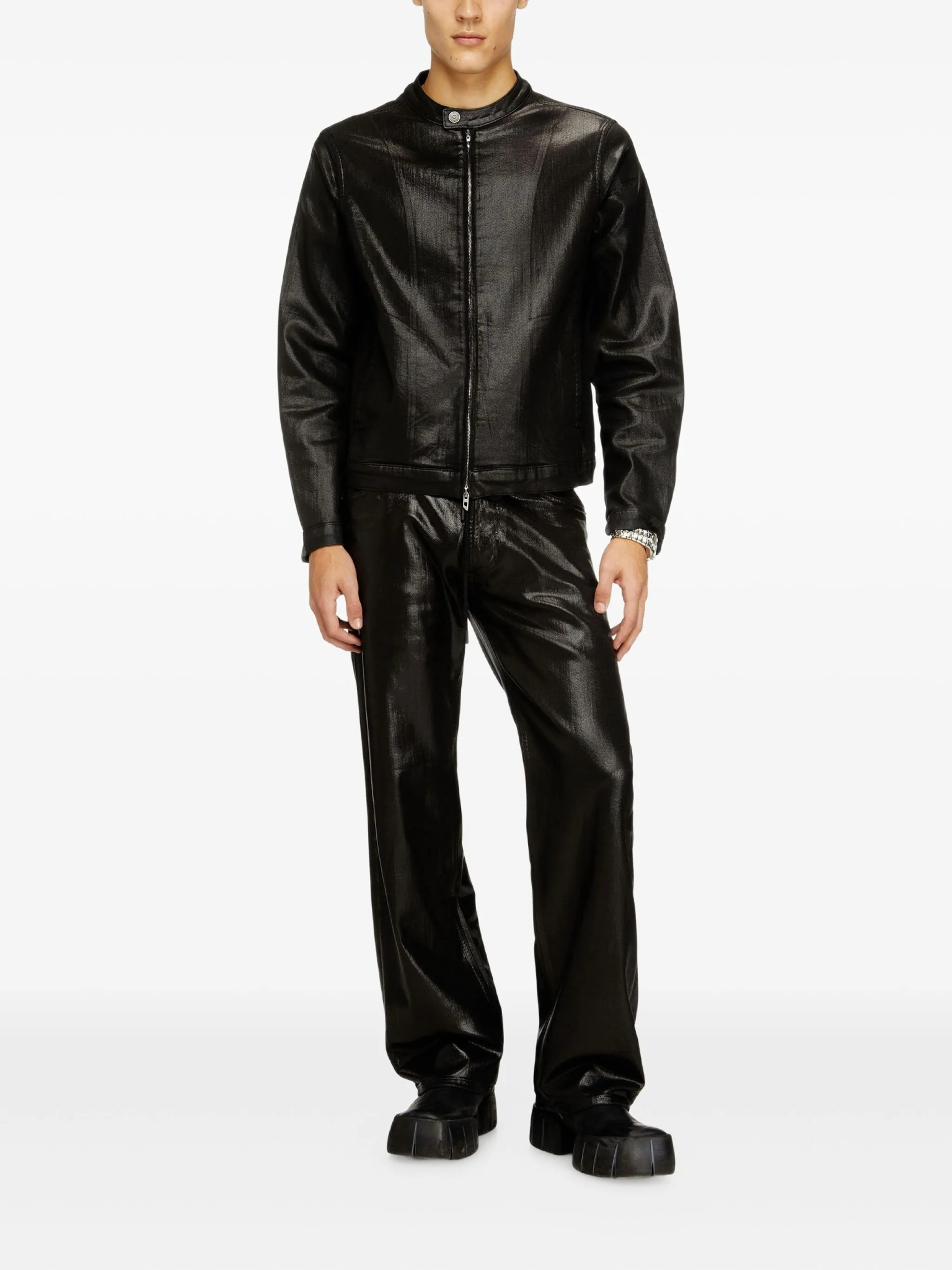 [Diesel] Leather Jacket SS26 A17111068VD