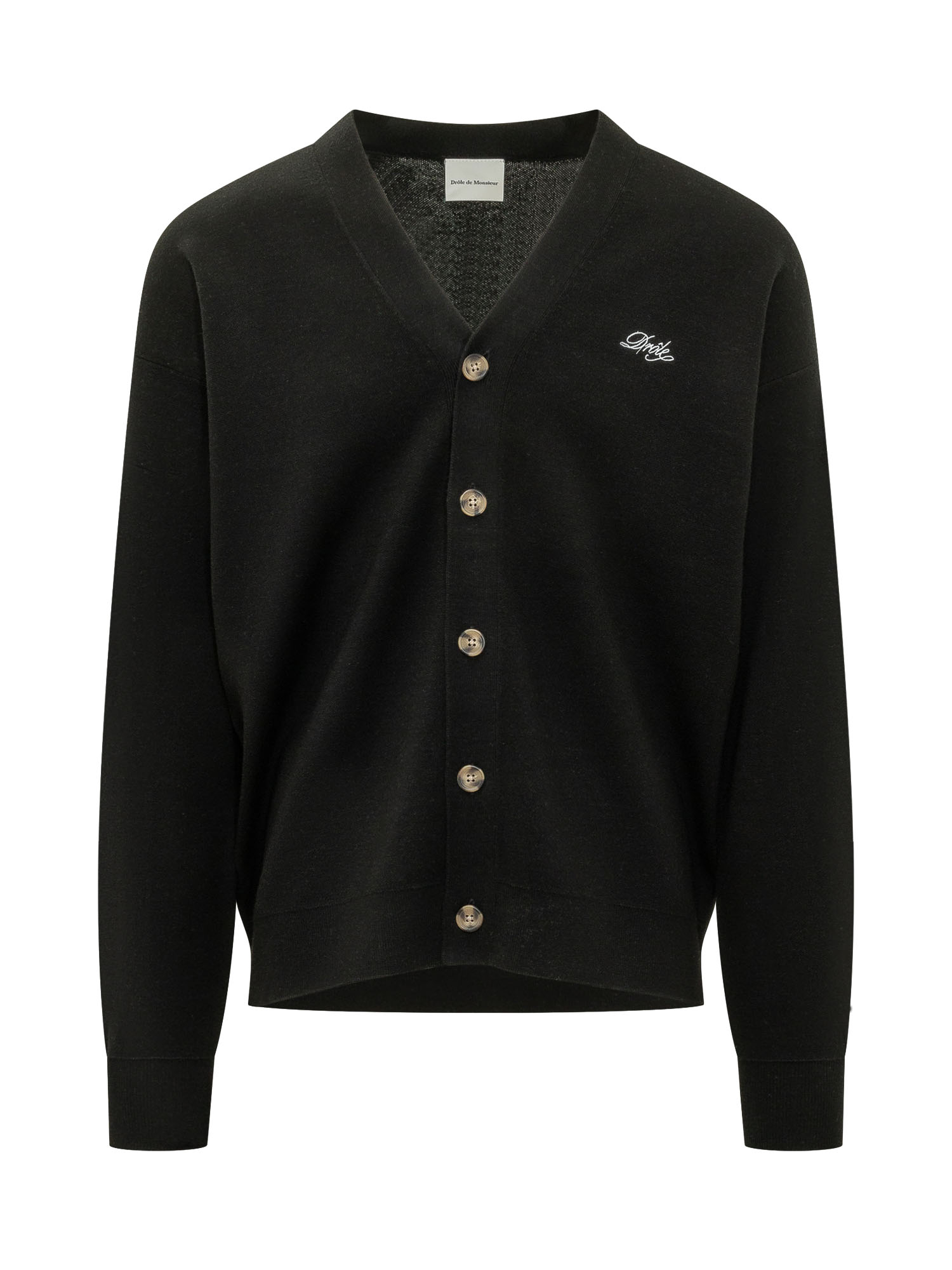 [DROLE DE MONSIEUR] Cardigan FW26 PERMCA123WO007 BL