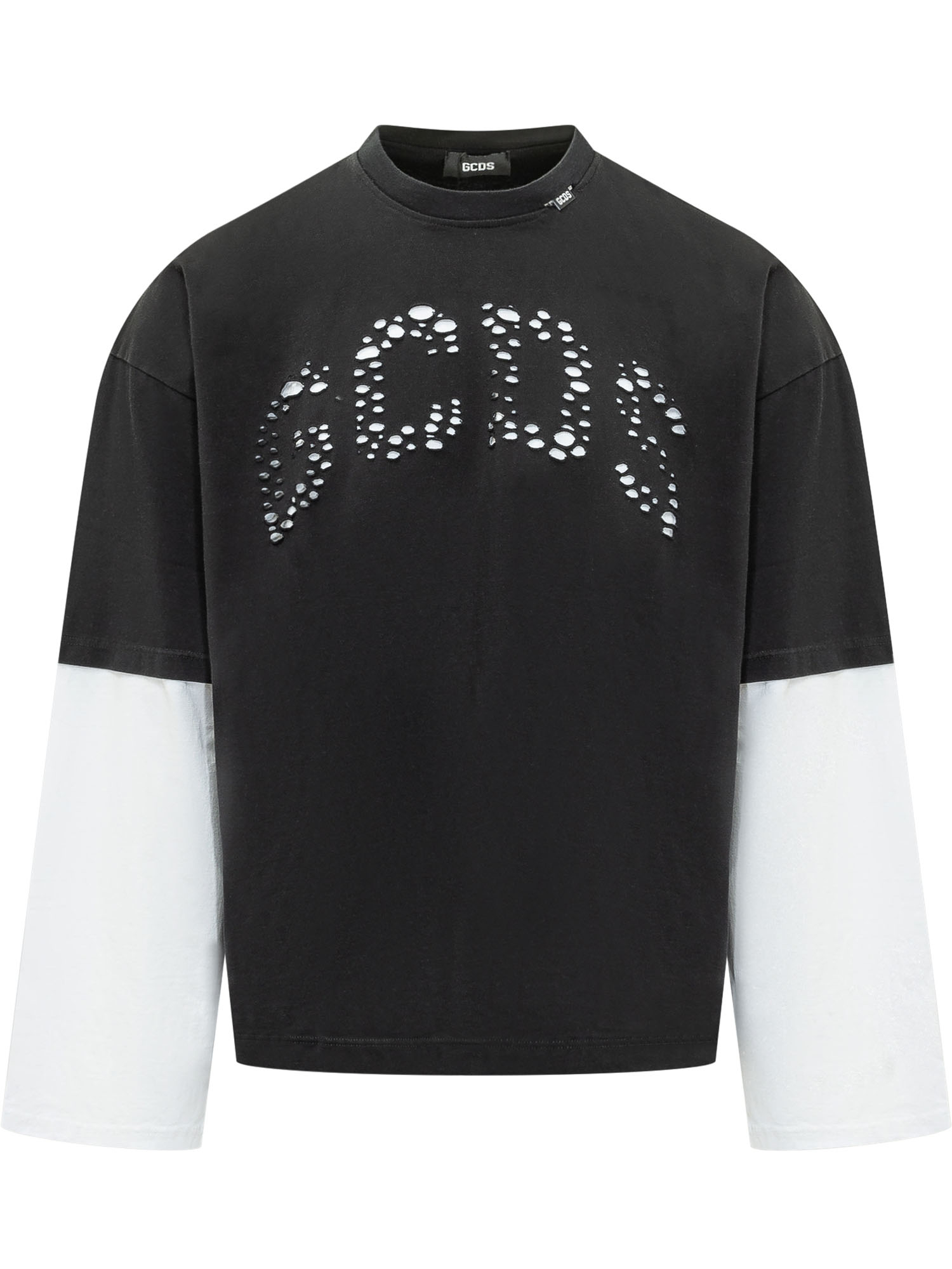 [GCDS] T-shirts Long Sleeve SS26 C1MBQC077J080 999A
