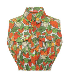 [ALESSANDRO ENRIQUEZ] Shirts Sleeveless SS26 SS26AES46PO FRAGOLE