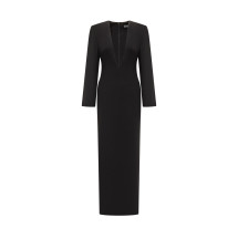 [Solace London] Long sleeve dress SS26 OS46038 BLACK