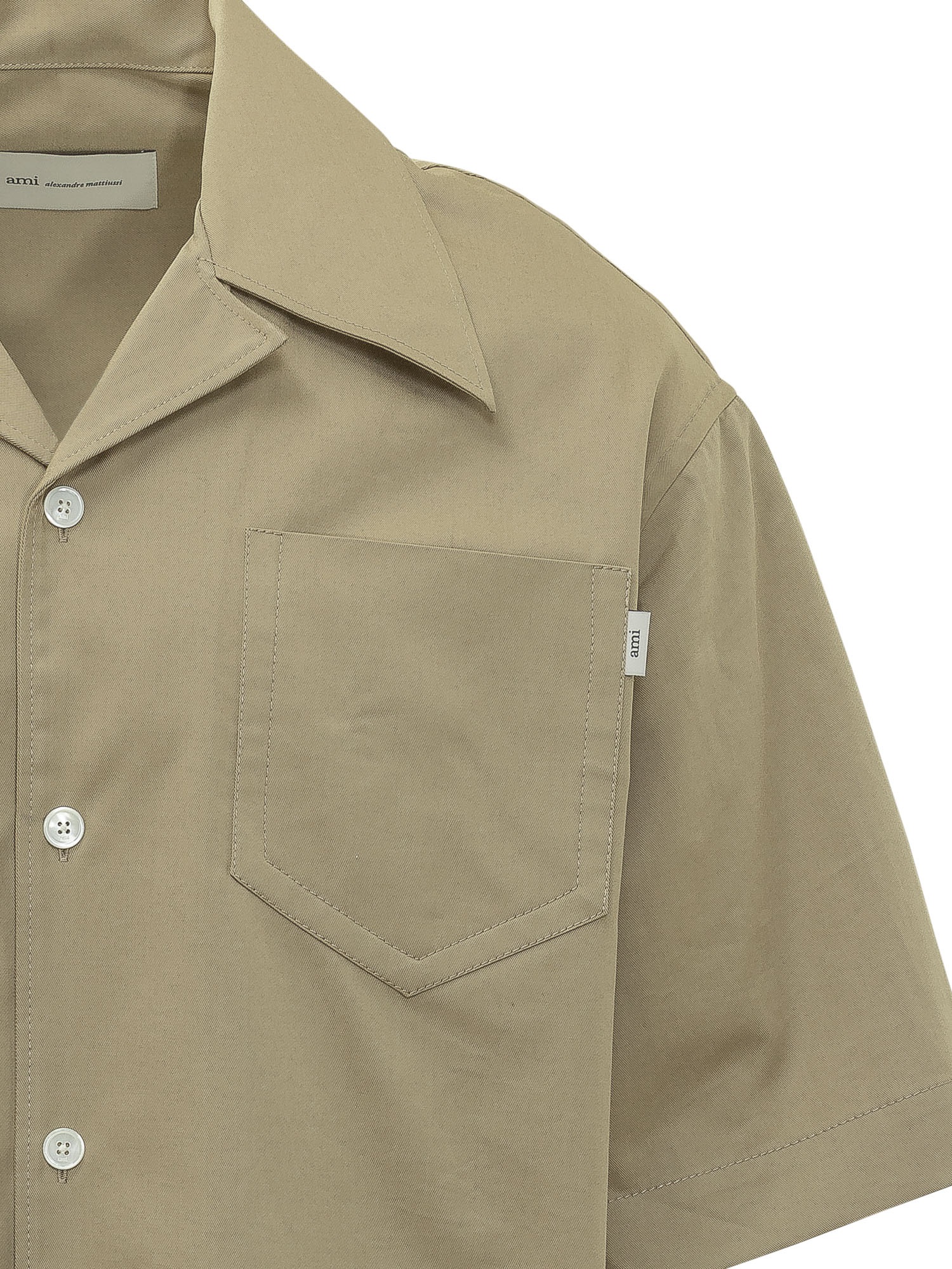 [AMI ALEXANDRE MATTIUSSI] Shirts Short Sleeve SS26 USH811CO0214 A036