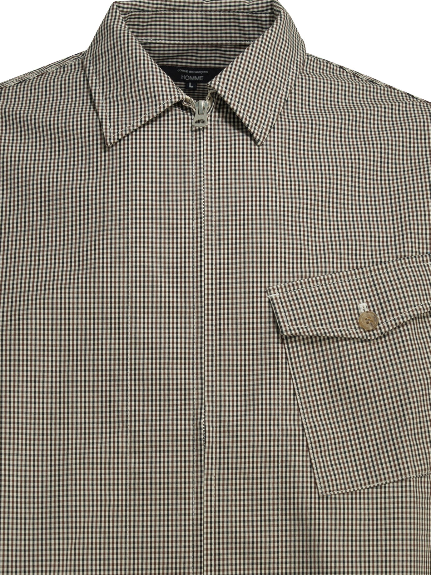[Comme Des Garcons Homme] Jacket SS26 HQ-B001-S261 OFF-WHT/BRW/BL