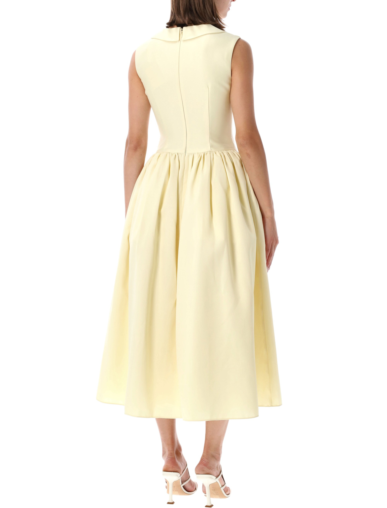 [SELF PORTRAIT] Sleeveless dress FW26 PF26077MAYYELLOW
