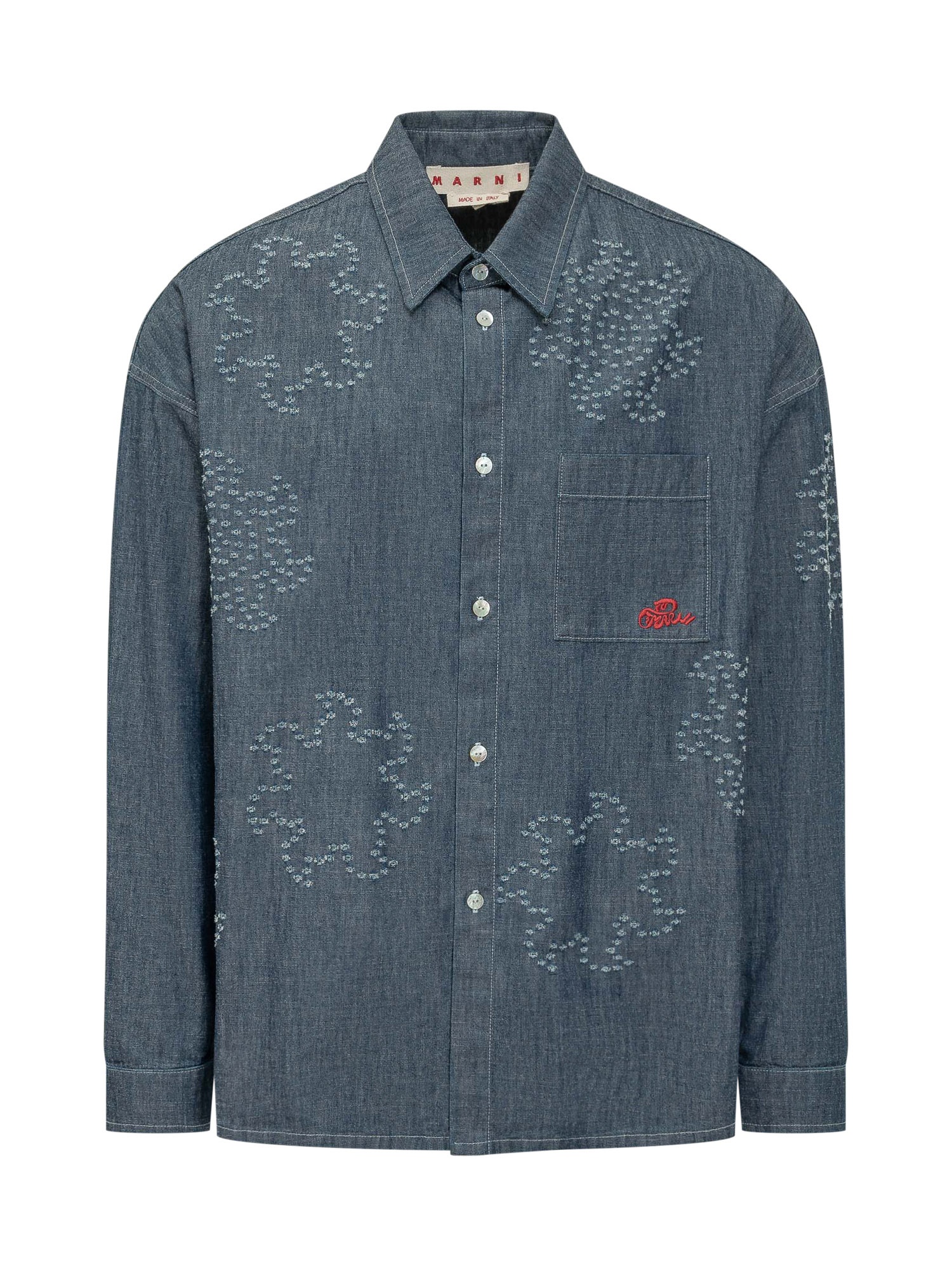 [Marni] Shirts Long Sleeve SS26 CUJU0061S4USCY72 PCB74