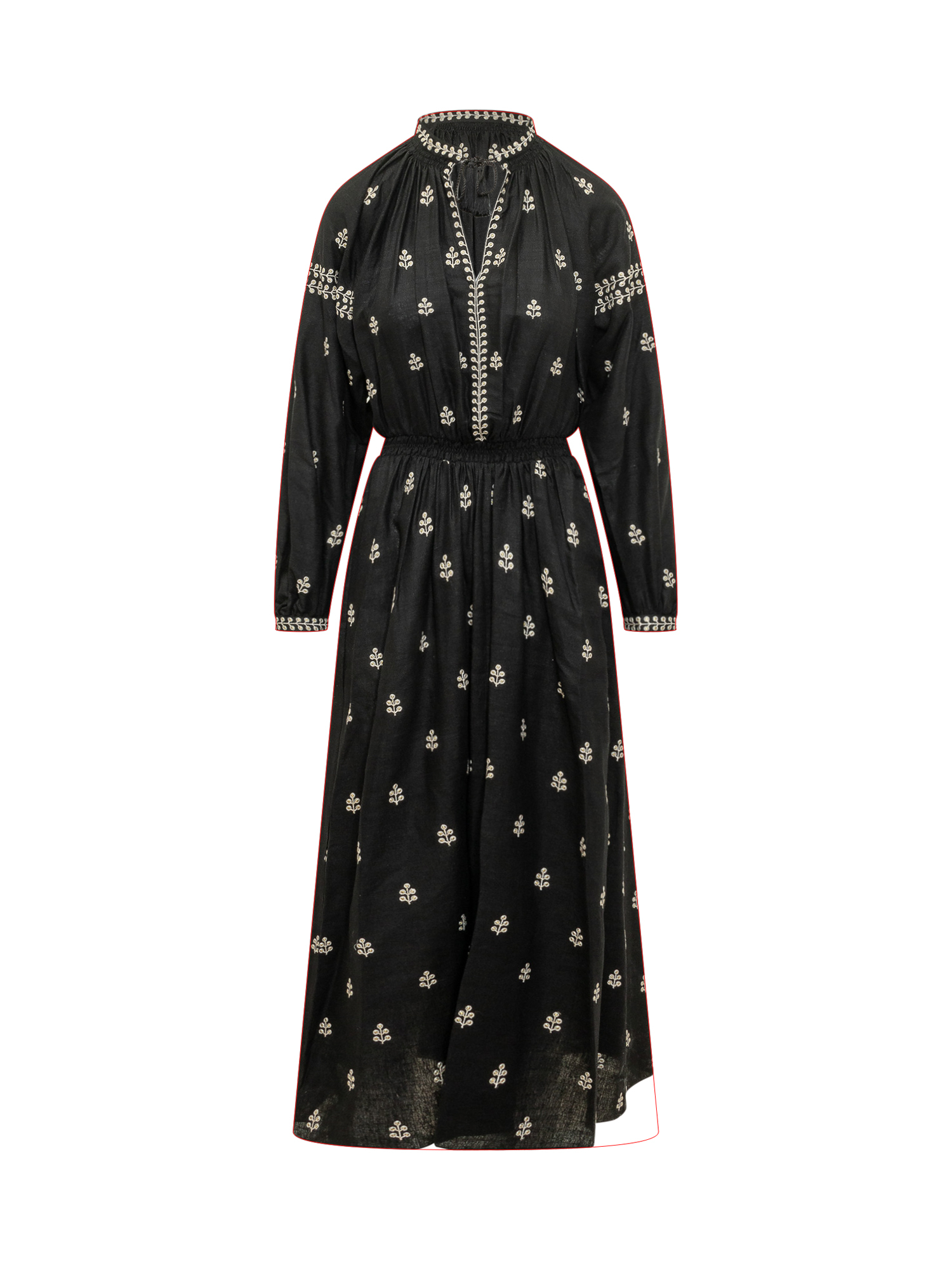 [Isabel Marant] Long sleeve dress SS26 26PRO1027FAD1J12I 01BK