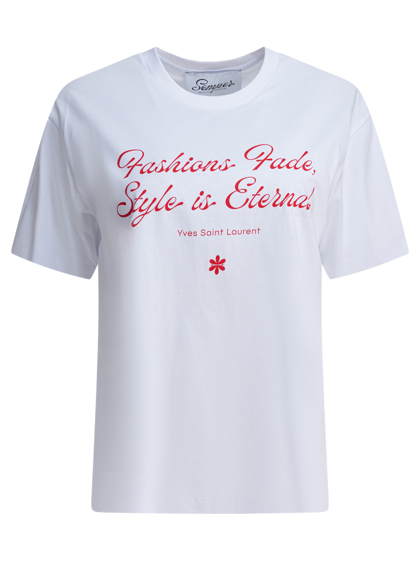 [Semper] T-shirts Short Sleeve SS26 TSHIRT QUOTEYVES