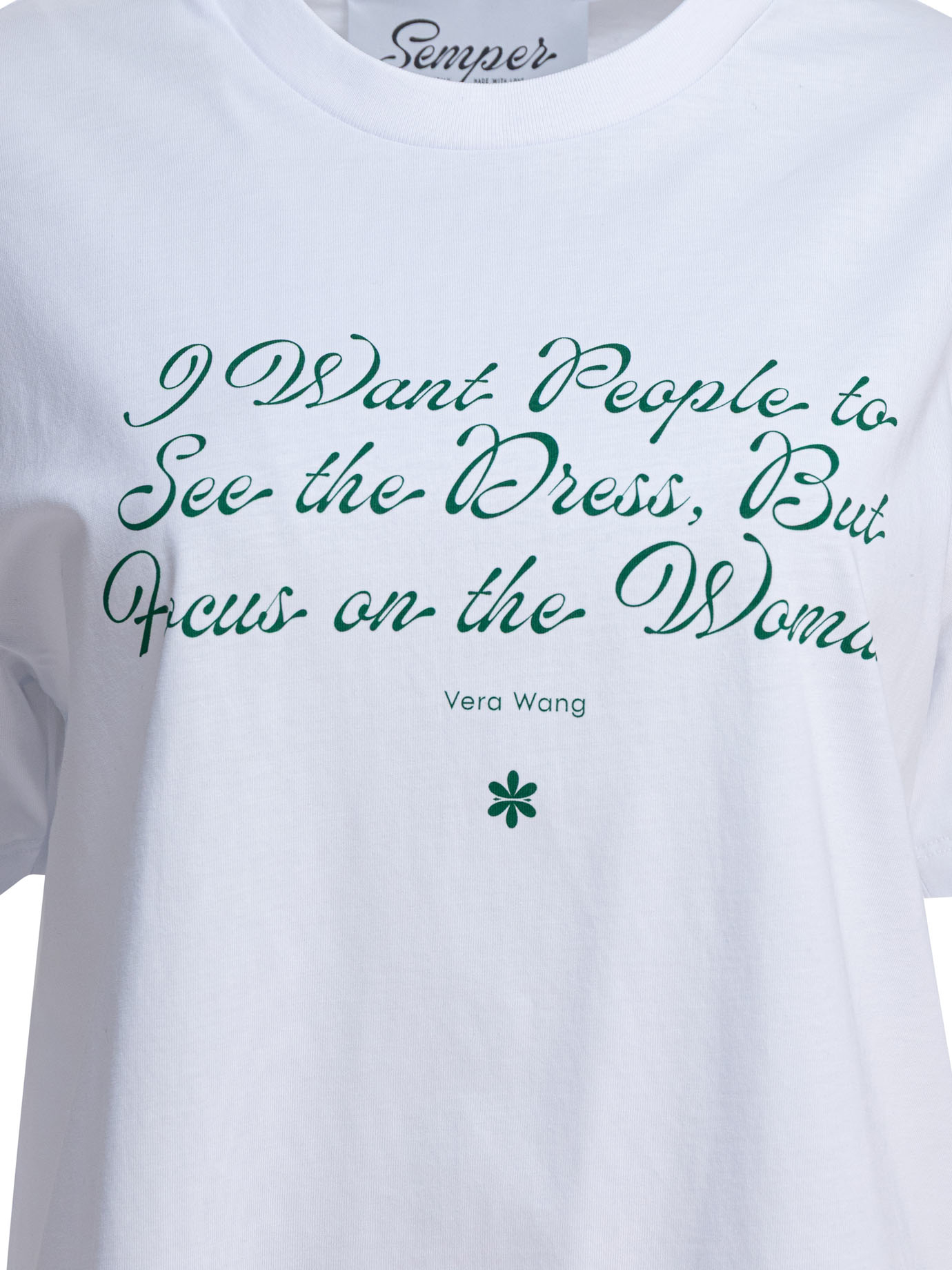 [Semper] T-shirts Short Sleeve SS26 TSHIRT QUOTEVERA