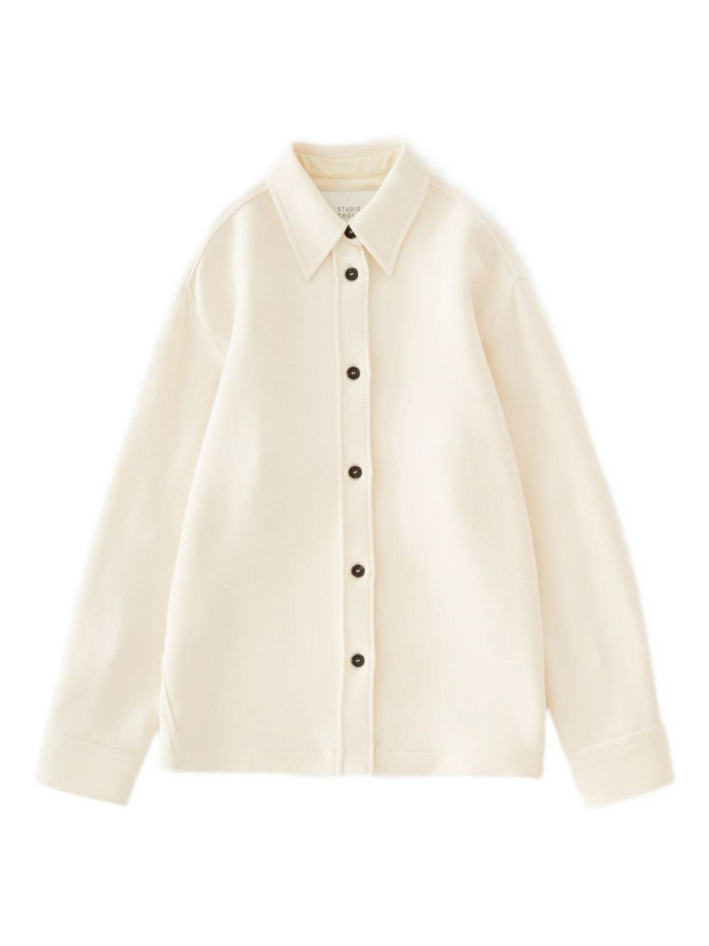 [Studio Nicholson] Shirts Long Sleeve FW25 SANTINISNW1606CHALK