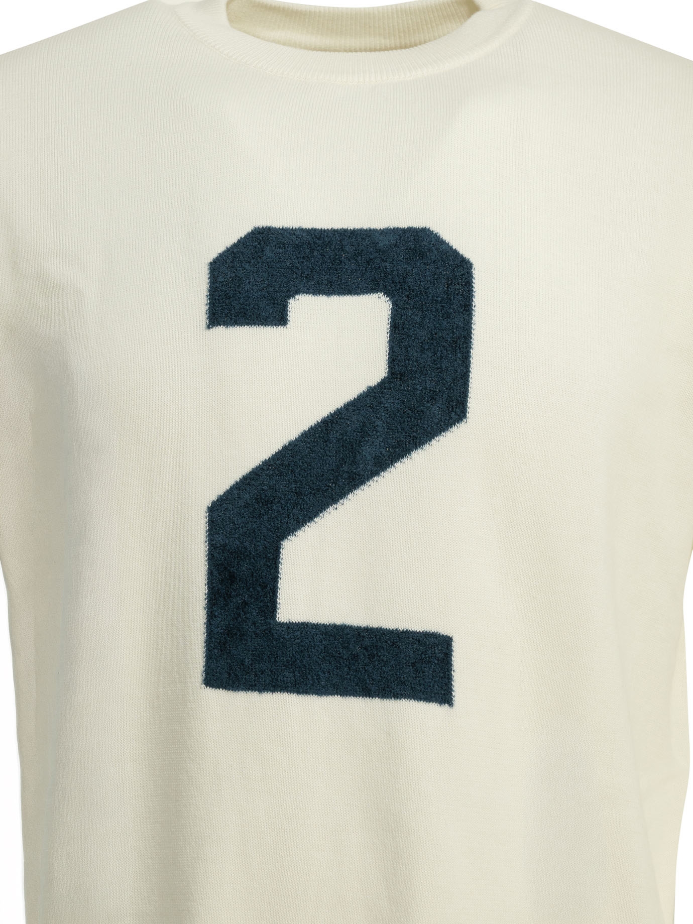 [Rakki] T-shirts Short Sleeve SS26 T-CROWN NM V.U.BIANCO-BLU