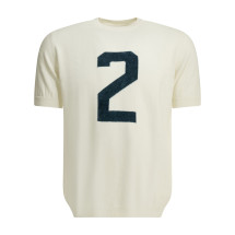 [Rakki] T-shirts Short Sleeve SS26 T-CROWN NM V.U.BIANCO-BLU
