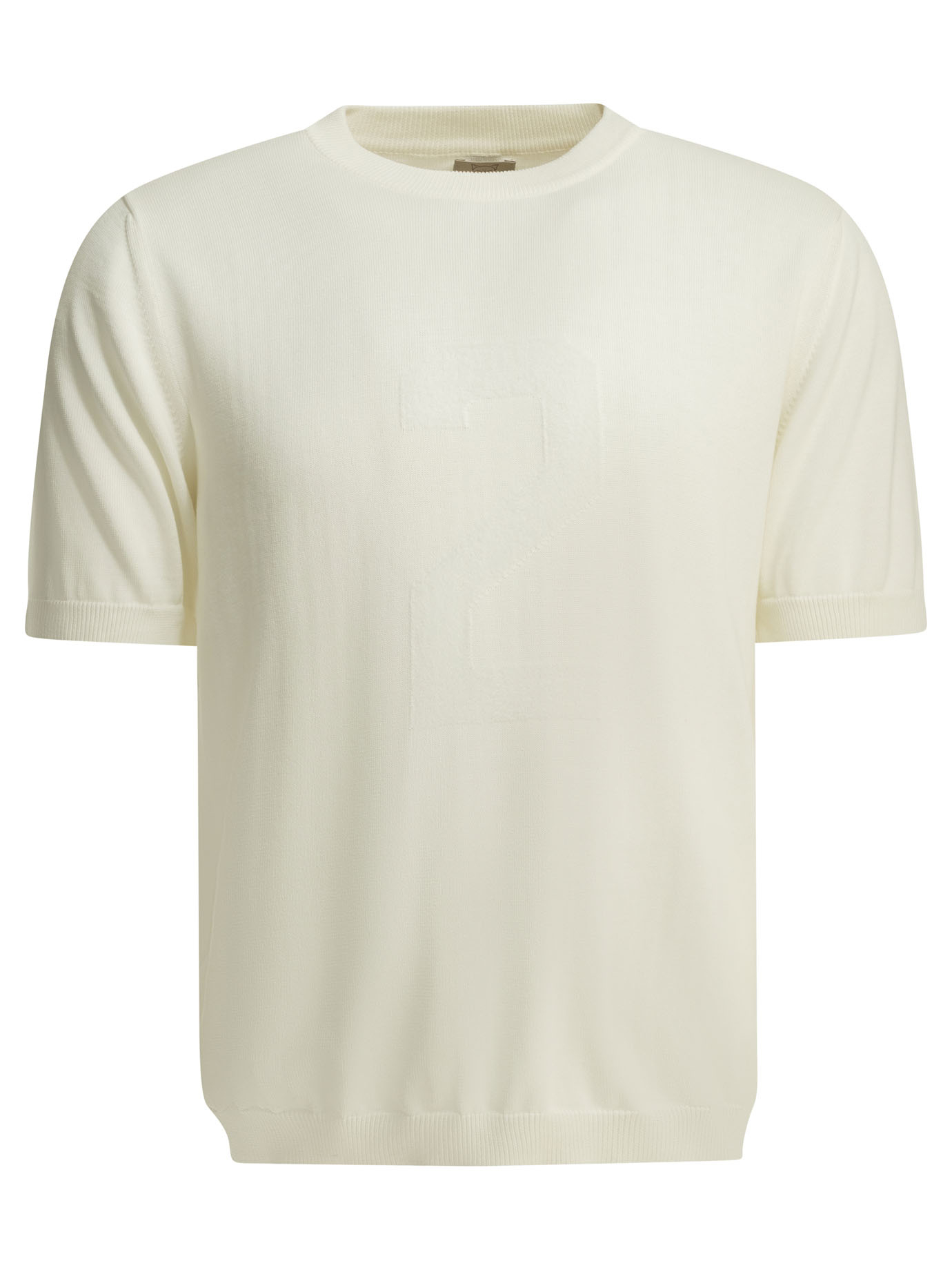 [Rakki] T-shirts Short Sleeve SS26 T-CROWN NMBIANCO LATTE