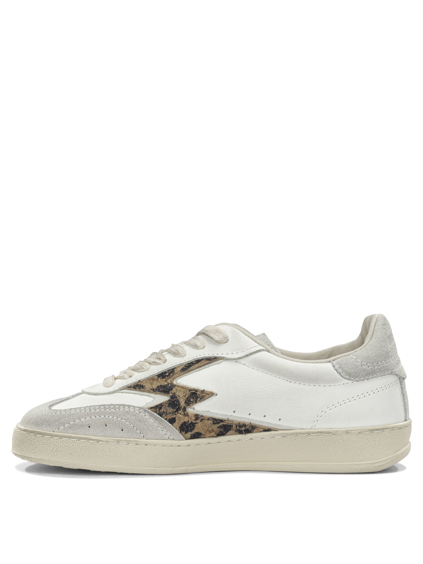 [MOACONCEPT] Sneakers SS26 CL281WHITE TOBACCO LEOPARD