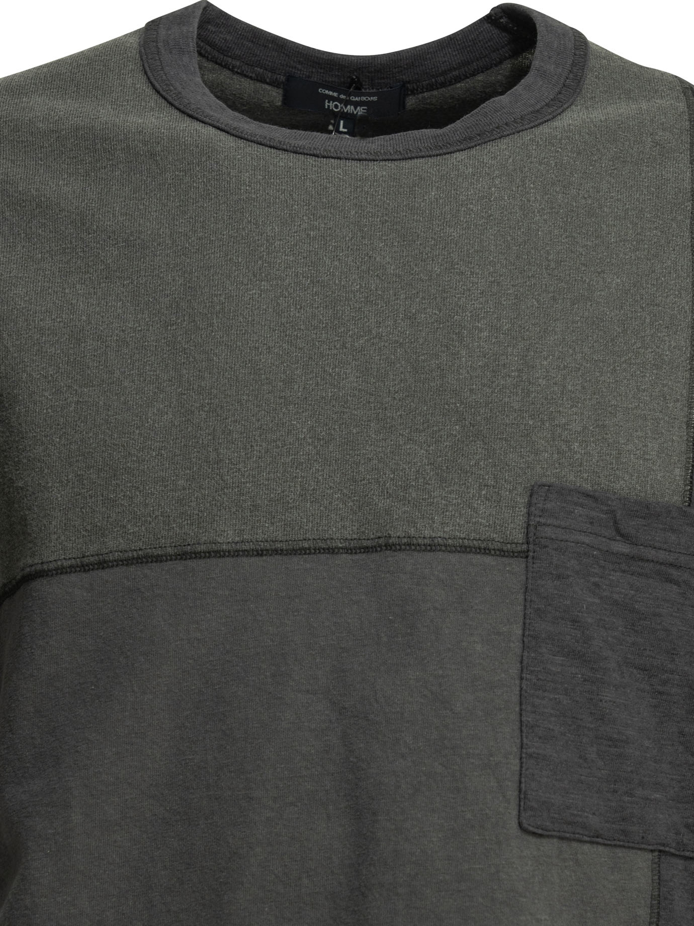 [Comme Des Garcons Homme] T-shirts Short Sleeve SS26 HQ-T023-S261 CHARCOAL MIX