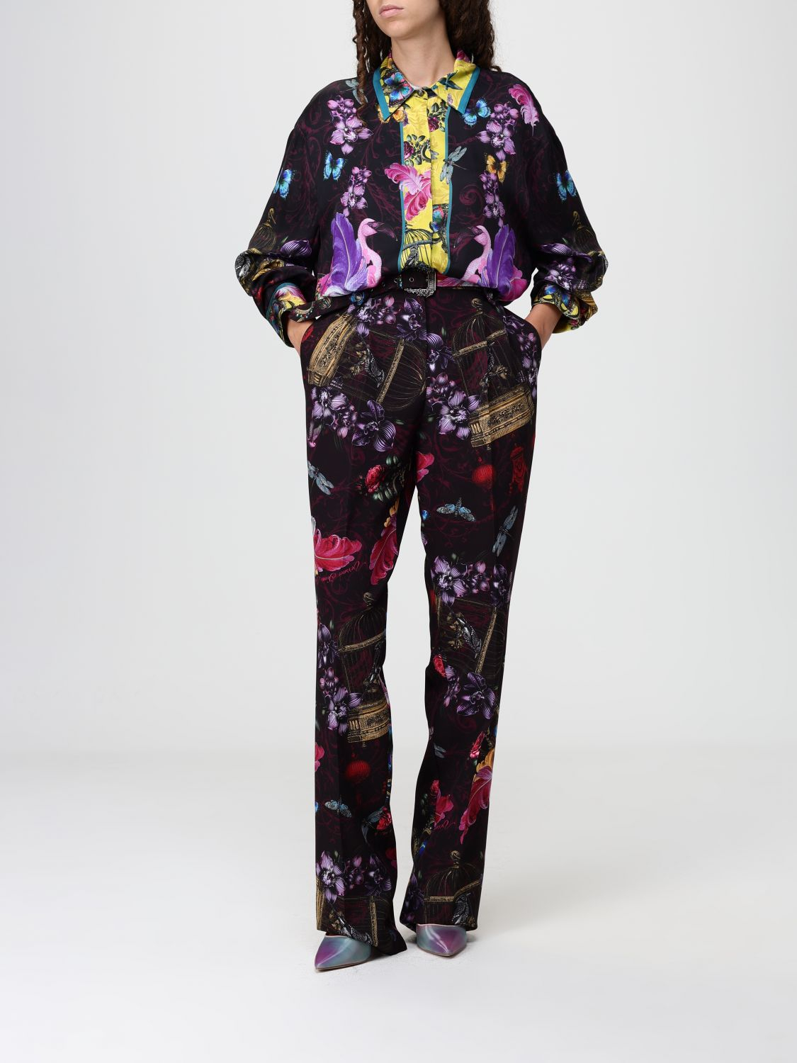 [VERSACE JEANS COUTURE] Shirts Long Sleeve FW25 79HAL2P2NS727 U39