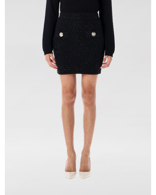 [Balmain] Mini skirt FW25 FF1LB015KI74 0PA