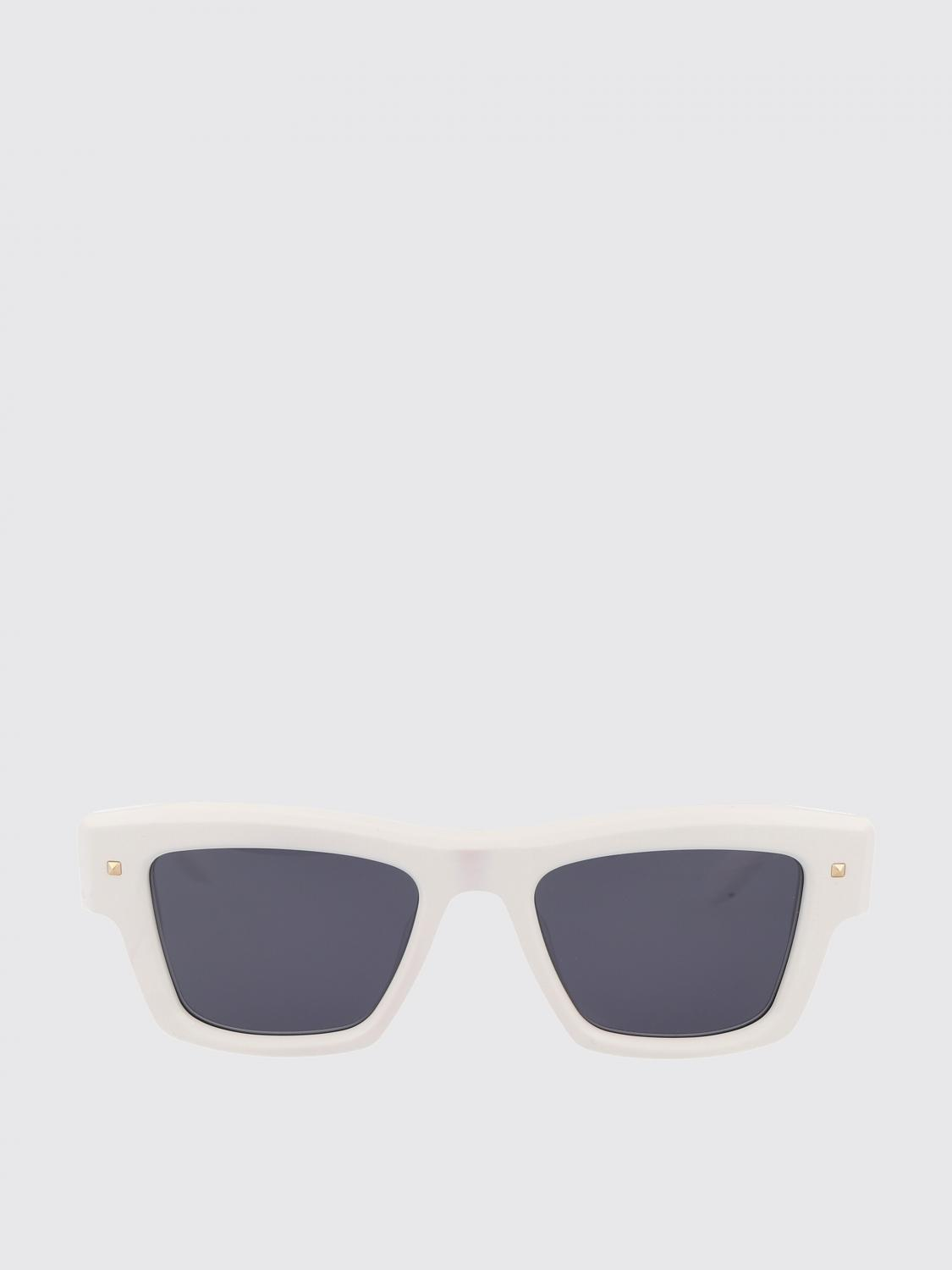[Valentino Garavani] Sunglasses FW25 VLS-106C-50-LTD500 White-Yellow Gold w/Dark Grey
