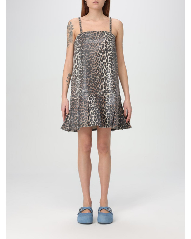 [GANNI] Sleeveless dress FW25 J1661 943
