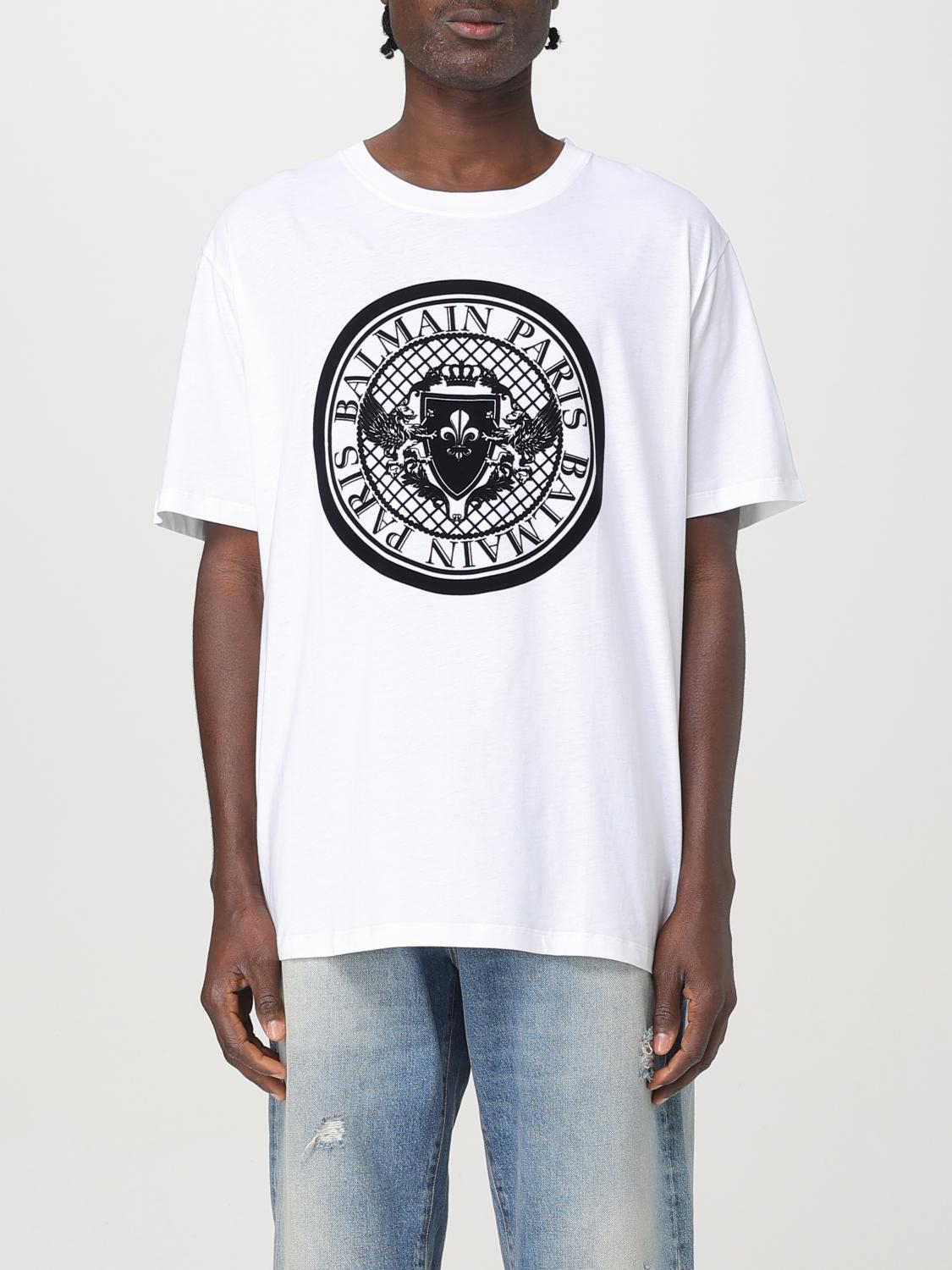 [Balmain] T-shirts Short Sleeve FW25 EH1EG010BB17 GAB