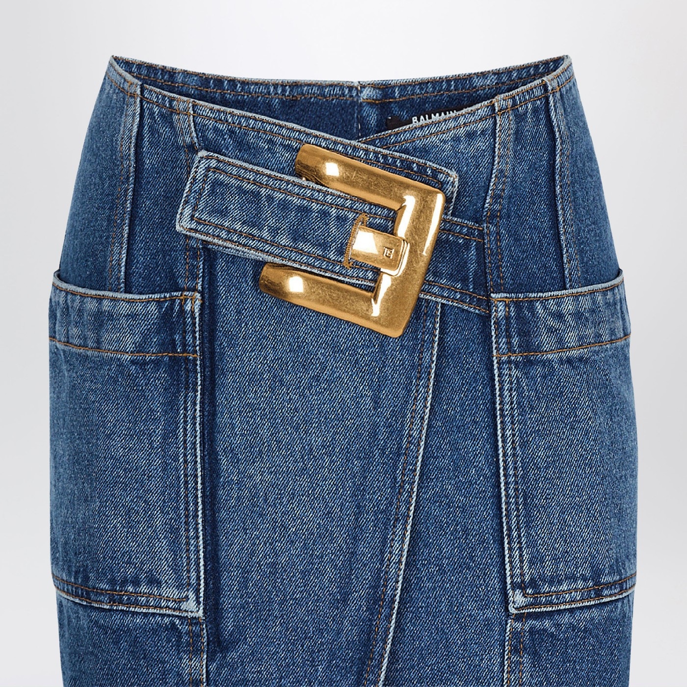 [Balmain] Midi skirt SS26 GF1LBB28DG08