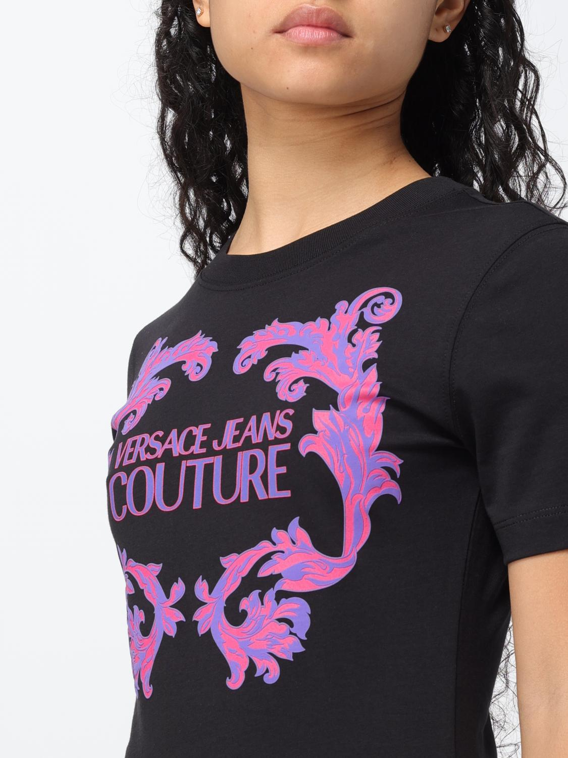 [VERSACE JEANS COUTURE] Short sleeve dress SS24 76HAOG02CJ02G 899