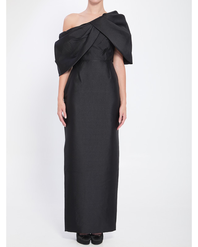 [Solace London] Sleeveless dress FW25 OS44006__BLACK
