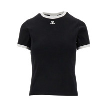 [Courreges] T-shirts Short Sleeve FW26 VESJTS017JS0070.9901-9901