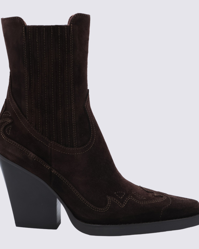 [Paris Texas] Ankle Boots FW26 PX1359XV003CHOCOLATE