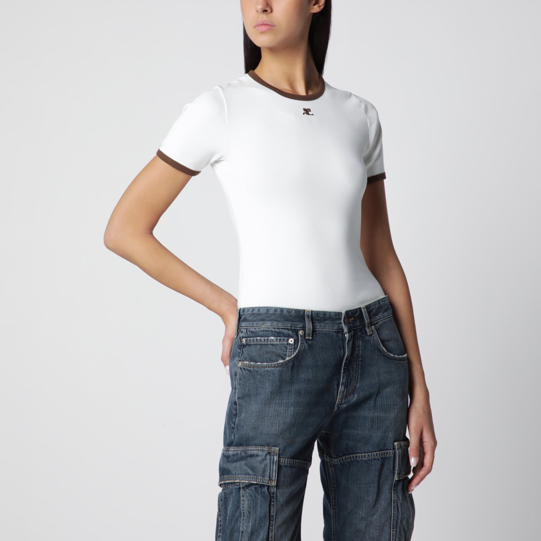 [Courreges] T-shirts Short Sleeve FW26 125JTS017JS0203