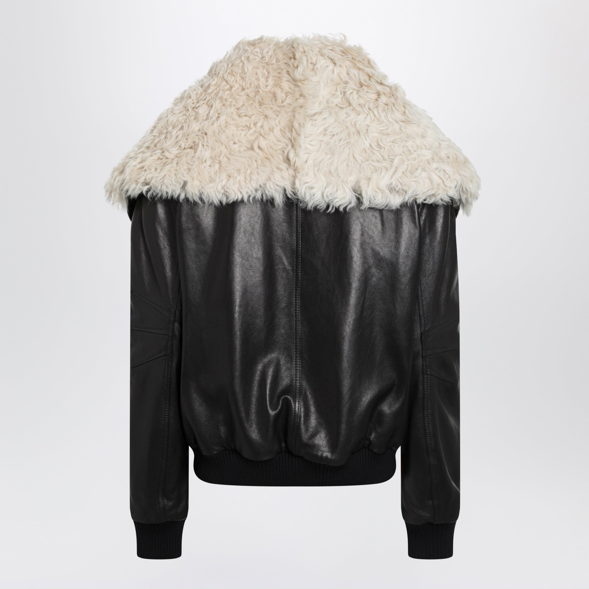 [The Attico] Leather Jacket FW26 261WCB00129LBT166AA