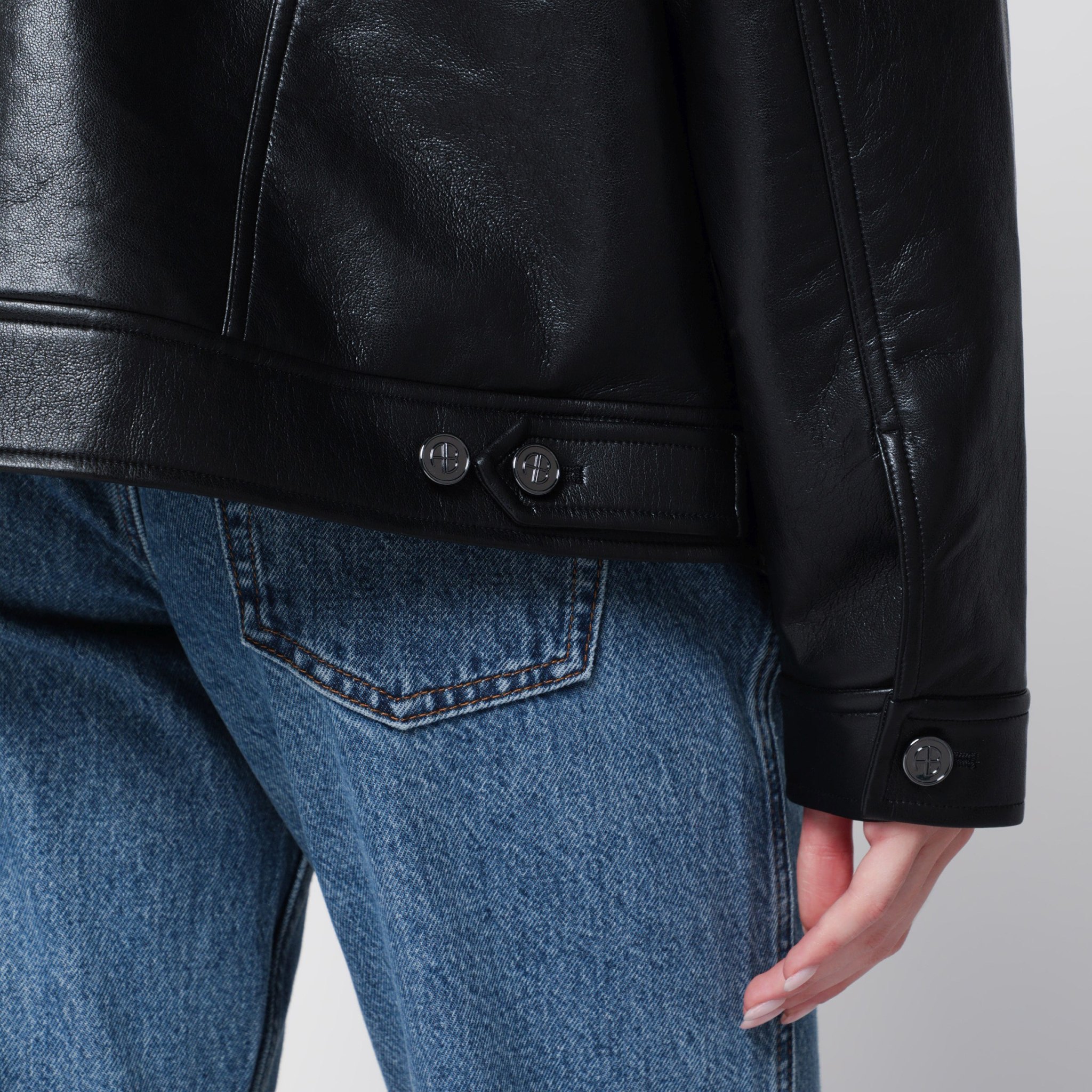 [Anine Bing] Leather Jacket FW26 A-01-12573LE