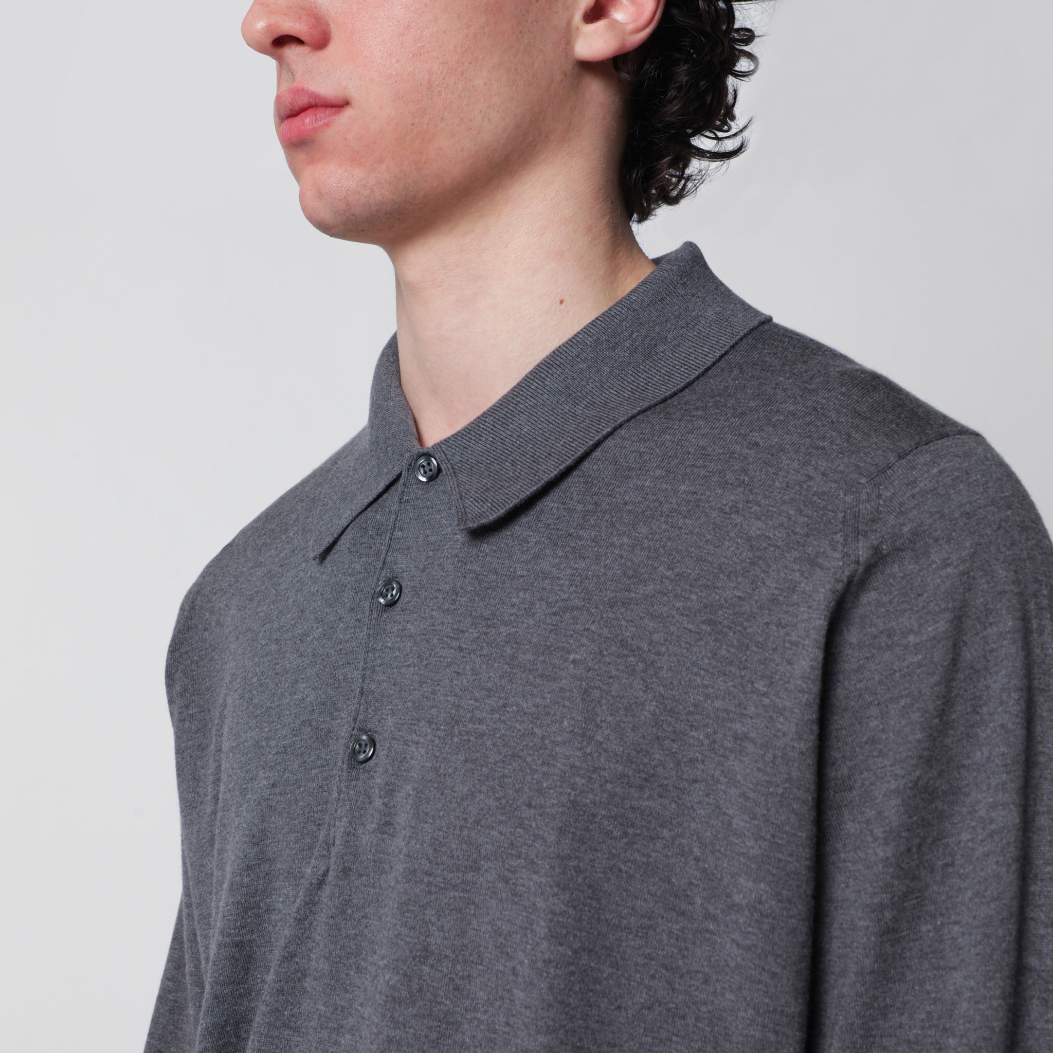 [JOHN SMEDLEY] T-shirts Long Sleeve SS26 FINCHLEYCO