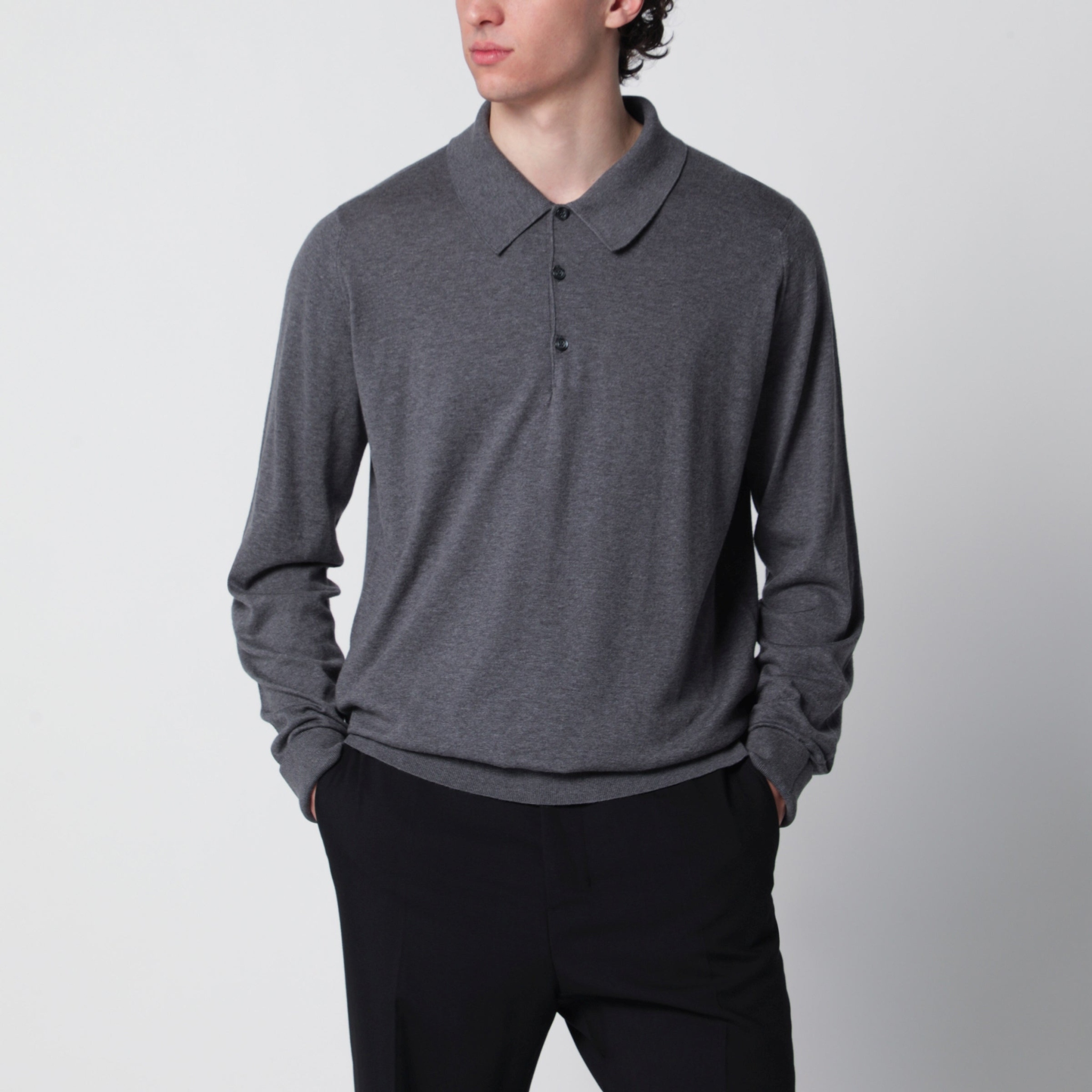 [JOHN SMEDLEY] T-shirts Long Sleeve SS26 FINCHLEYCO