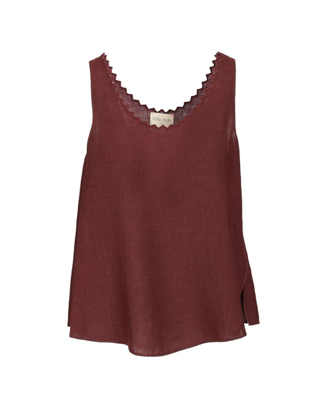 [Forte Forte] T-shirts Sleeveless SS26 14830MYTOPFONDANT