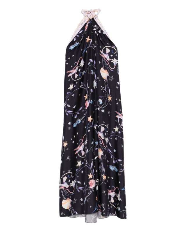[Forte Forte] Sleeveless dress SS26 14923MYDRESSMIDNIGHT