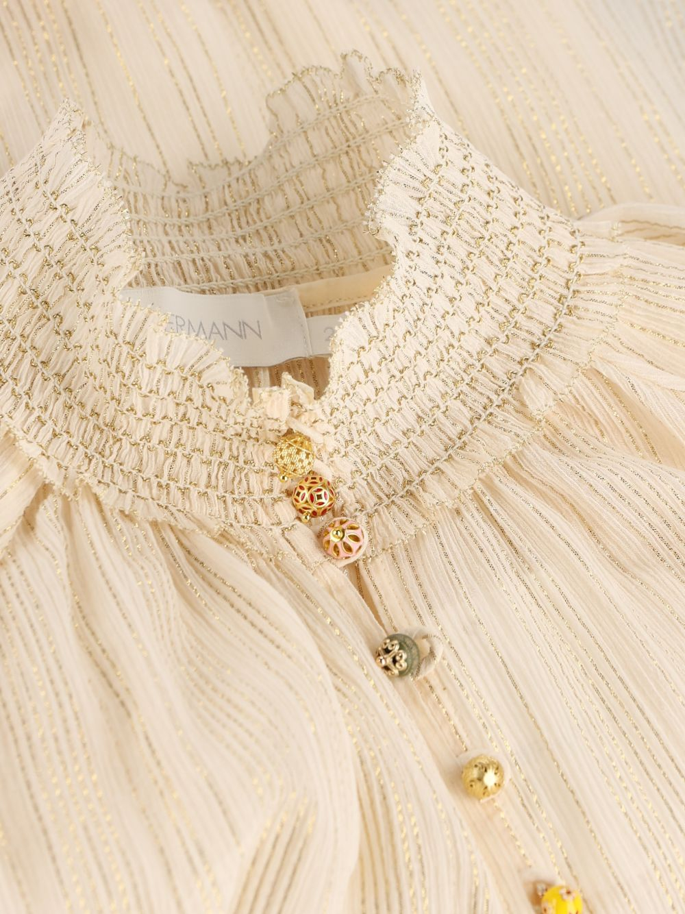[Zimmermann] Shirts Long Sleeve FW26 9074TSS261CRM