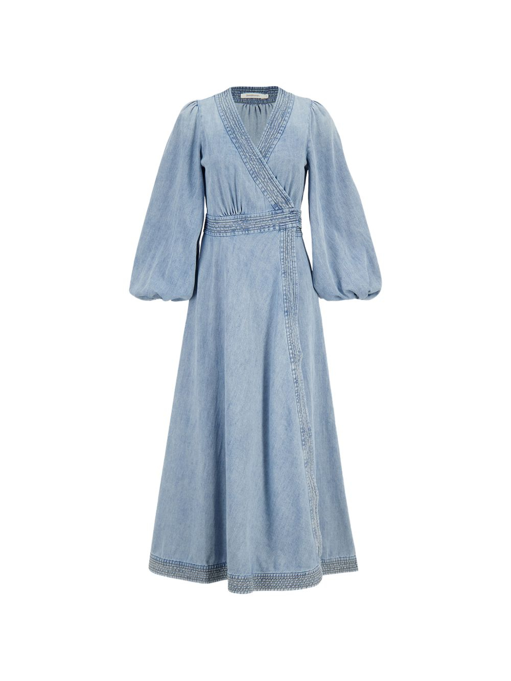 [Zimmermann] Short sleeve dress FW26 7266DSS262SKYLK