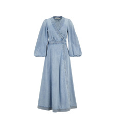 [Zimmermann] Short sleeve dress FW26 7266DSS262SKYLK