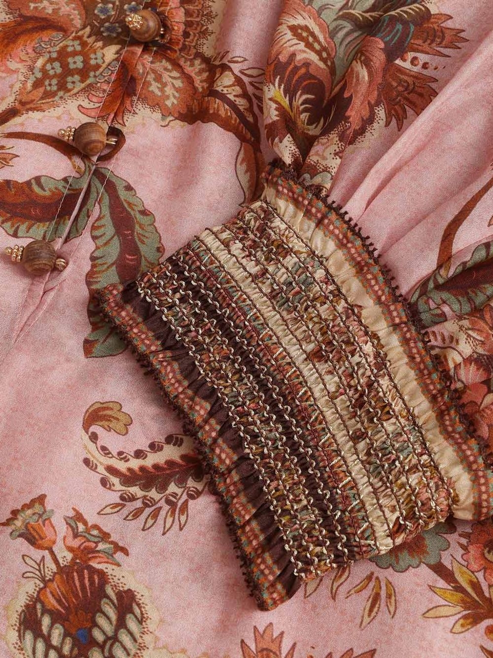 [Zimmermann] Short sleeve dress FW26 8255DSS261MJCO