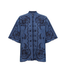 [Zimmermann] Shirts Short Sleeve FW26 8360TSS261RWBLU