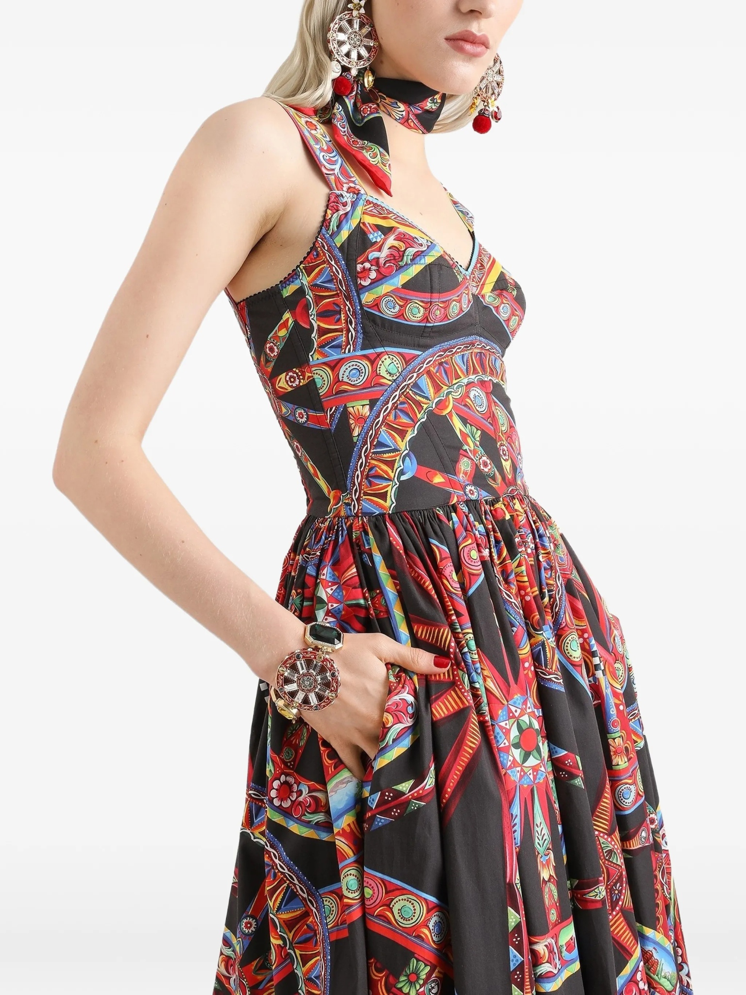 [Dolce & Gabbana] Sleeveless dress FW26 F6TTHTGDDTFS9000