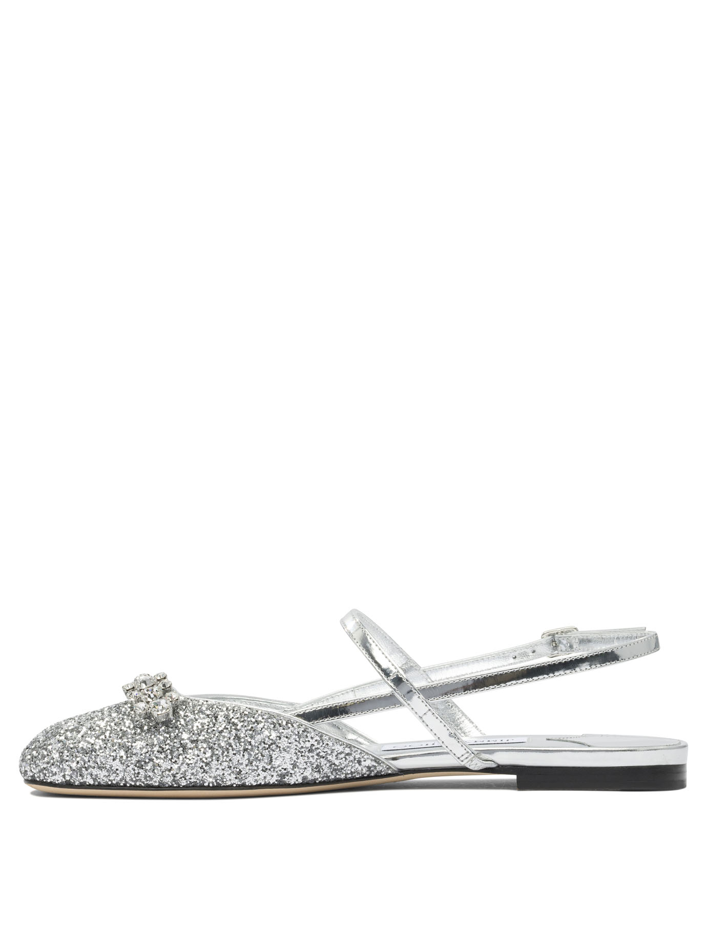 [Jimmy Choo] Sandals SS26 BELINDA SB FLATJDPSILVER/SILVER